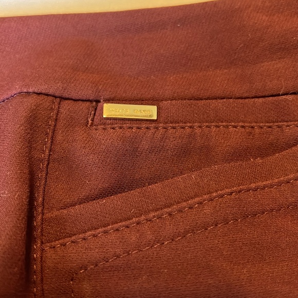 WHBM Ankle Pant - Red Wine - Picture 2 of 6